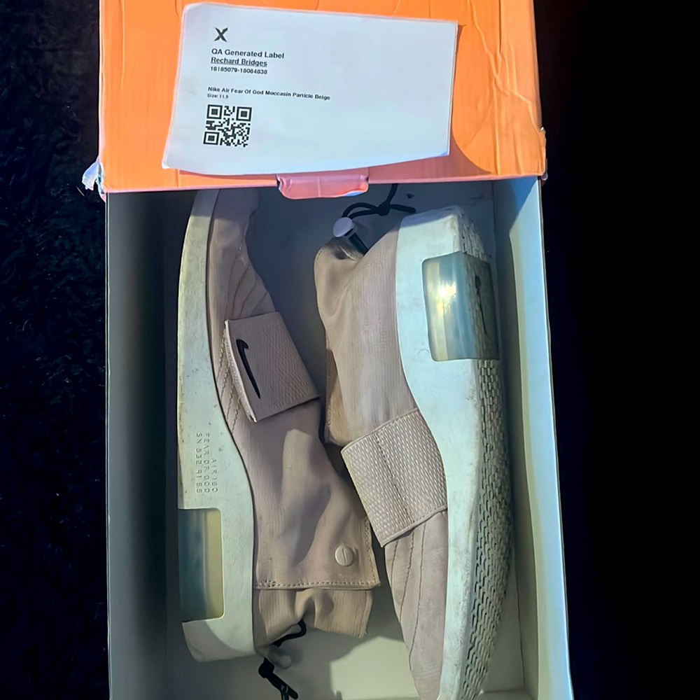 Nike air fear of god moccasin particle beige